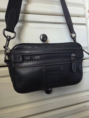 Coach Leather Academy Crossbody